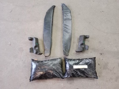 Шумоизоляция крыла жабо левая правое renault clio 5 v фото №1