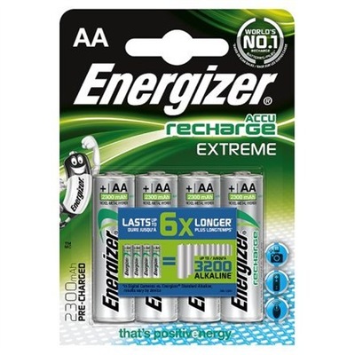 Energizer AA/HR6, 2300 mAh, Rechargeable Accu Extr