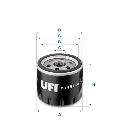 FILTRAS ALYVOS UFI (OEM QUALITY) NISSAN, OPEL, RENAULT 