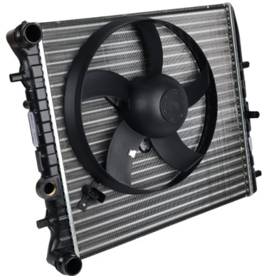 Радіатор з вентилятор seat toledo iv 2012 - 2019 фото №1