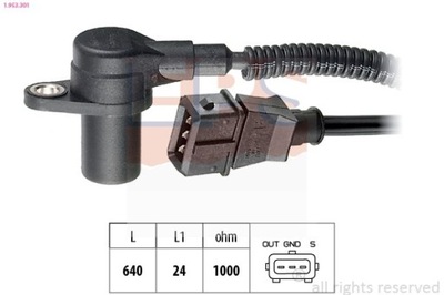 SENSOR POSICIÓN DE EJE CIGÜEÑAL FIAT 1-953-301  