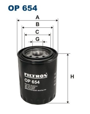 FILTRON OP 654 FILTRO ACEITES  