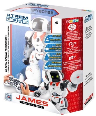 XTREM BOTS Robot James the Spy Bot TM Toys