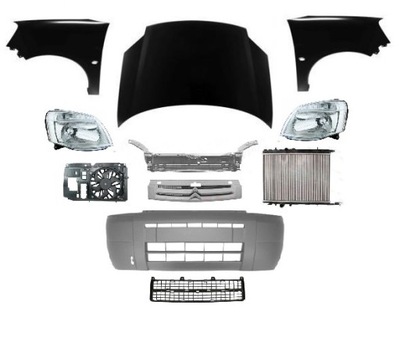 Berlingo 02-08 лампа крила бампер pas капот фото №1