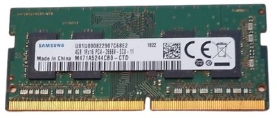 Pamięć 4GB RAM (1x4GB) DDR4 SODIMM SAMSUNG PC4-21300 2666MHz SO-DIMM laptop