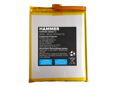 myPhone Hammer Energy 2 ORYGINALNA BATERIA AKUMULATOR mpTech BM-62