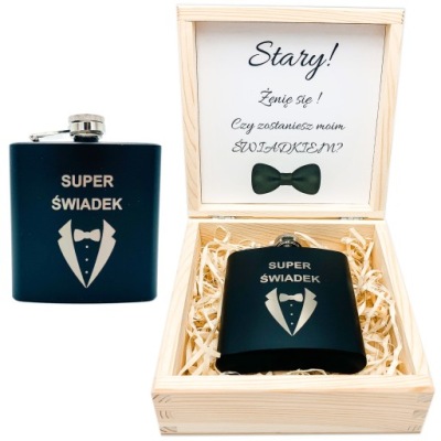 BOX PIERSIÓWKA dla Świadka - Prośba o świadkowanie - PREZENT ZAPROSZENIE