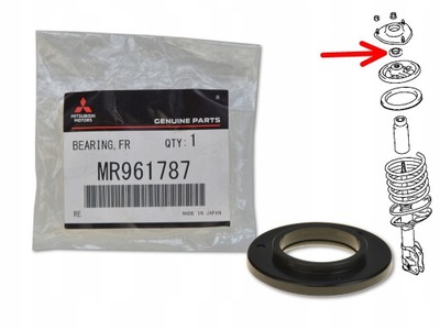 Mitsubishi space star 98-05 подшипник амортизатора фото №1