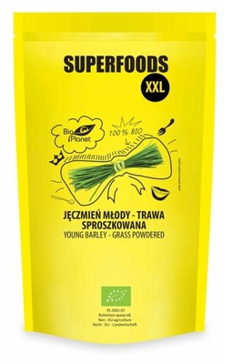 JĘCZMIEŃ MŁODY - TRAWA SPROSZKOWANA BIO 500 g - BI