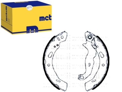 Гальмівні колодки гальмівні ford fiesta 08- metelli фото №1