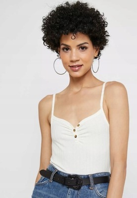 Topshop rzt TOP GUZIKI RAMIĄCZKA L