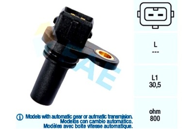 FAE SENSOR POSICIÓN DE EJE CIGÜEÑAL AUDI 100 C3 100 C4 80 B3 80 B4  