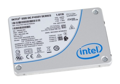Dysk SSD 1TB Intel 2,5" NVMe U.2 P4501 SSDPE7KX010T7