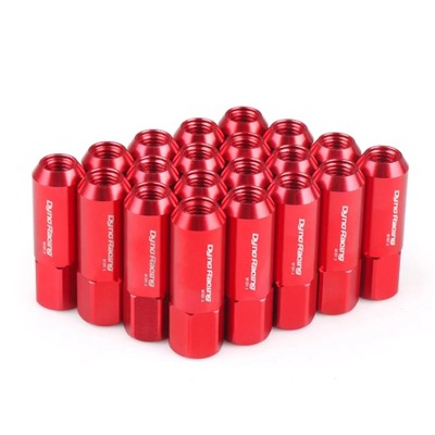 Dynoracing 60MM M12*1.5 Wheel Nuts New 20PCS Racing Lug Wheel Nuts S~20093