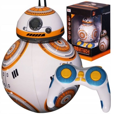 STAR WARS BB8 INTELIGENTNY ROBOT ZDALNIE STEROWANY! DZIAŁA JAK W FILMIE!