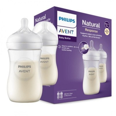 AVENT Zestaw Butelek Natural Response 2x260ml 903/