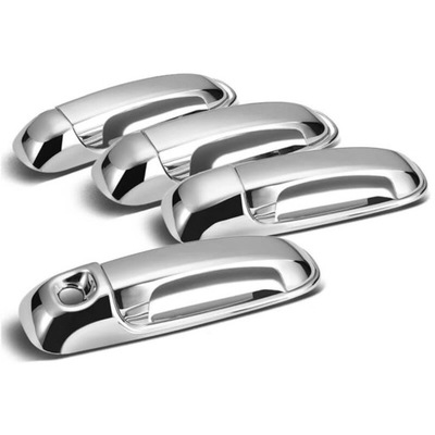 8PCS CAR EXTERIOR DOOR HANDLES 4 DOOR HANDLE COVERS PARA DODGE RAM 15~86395  