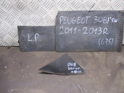 Заглушка трикутник лівий перед 9680364380 peugeot 308 i 11-13 r. фото №1