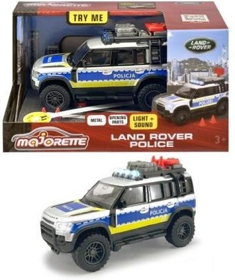 Policyjny Land Rover 12,5cm Majorette