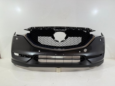 Mazda cx5 ii 2 бампер передний перед решётка радиатора хром фото №1