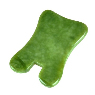 GUA SHA duża PŁYTKA jadeitowa MASAŻ 100% JADEIT