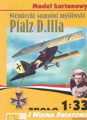 QUEST 11 samolot myśliwski Pfalz D. IIIa 1:33