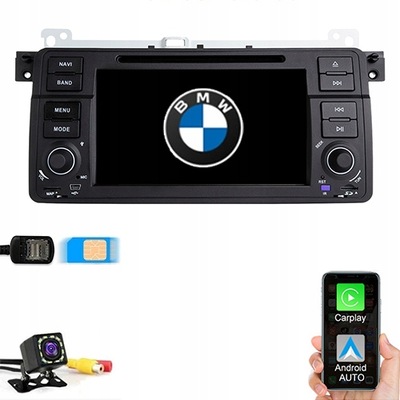 RADIO ANDROID BMW 3 E46 M3 ROVER 4/64G CARPLAY DSP  