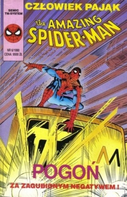 Człowiek pająk The amazing Spider Man Pogoń