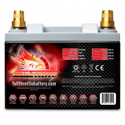 Akumulator Fullriver AGM FT410L 12V 28Ah 925A