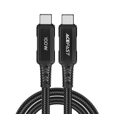 Kabel USB Typ C - USB Typ C 2m 100W (20V/5A) czarny Acefast C4-03