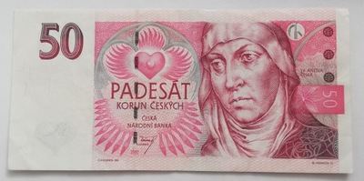 Czechy 50 koron 1997