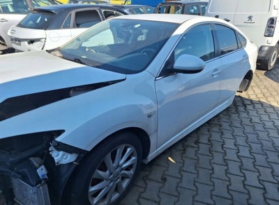 Mazda 6 ii gh lift 5d hb білий 34k хетчбек / liftback двері перед ліва фото №1