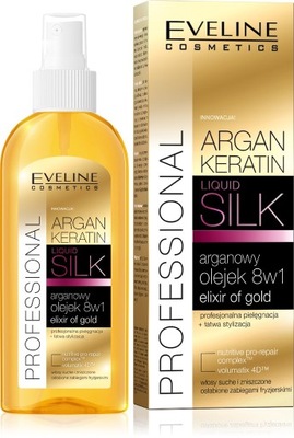 EVELINE ARGAN-KERATIN arganowy olejek 8w1 do włosó