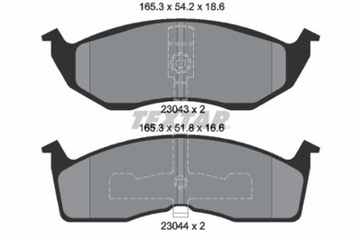 TEXTAR 2304301 PADS BRAKE  