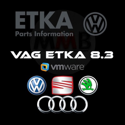 ПРОГРАМНЕ ЗАБЕЗПЕЧЕННЯ ETKA 8.3 VMWARE VAG GROUP