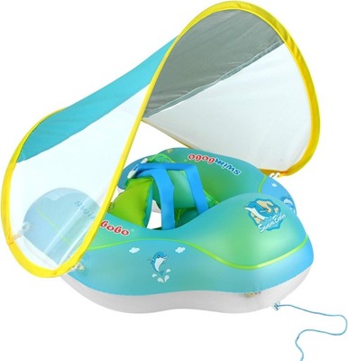 Pływak dla dzieci z baldachimem Baby Swimming Float