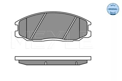 MEYLE 025 235 6916/W КОМПЛЕКТ КОЛОДОК ТОРМОЗНЫХ, H