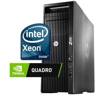 PC HP Z620 2x Xeon E5-2620 12 rdzeni 16GB 300HDD+500HDD Nvidia DVD Win10