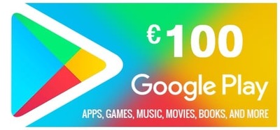 Google Play Card 100 euro