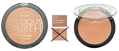 AVON Puder brązujący Precious powder Earth kamieniu GOLDEN BRONZE WARM GLOW