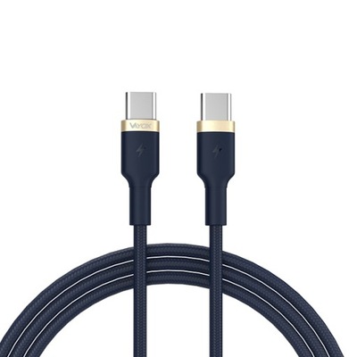 Kabel Vayox USB typ C - USB typ C 1 m niebieski