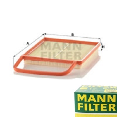 Фільтр повітря mann-filter до vw polo 1.2 фото №1