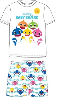 Piżama letnia BABY SHARK dla chłopca 110 cm 4-5 lat