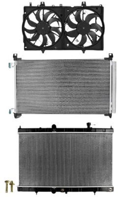 Комплект радіатор nissan rogue 2.5 2014-2020 фото №1