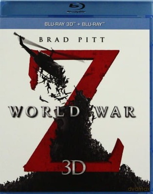 WORLD WAR Z 3D BLU RAY BRAD PITT ALEX MOORE