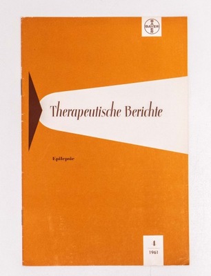 STARA KSIĄŻKA NIEMIECKA RAPORT TERAPEUTYCZNY 1961