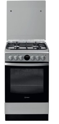 Kuchnia gazowo elektryczna INDESIT IS5G8CHX/EU 50 cm Inox Grill Termoobieg