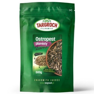 Ostropest Plamisty ZIARNO 500g 0,5kg WĄTROBA