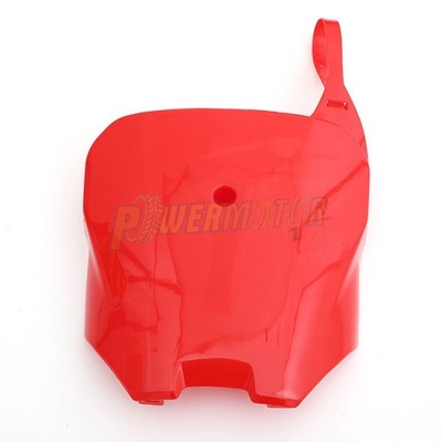 ROJO DELANTERO SOPORTE AL NÚMERO REJESTRACYJNY MOTOCROSS PARA HONDA CRF XR 7  