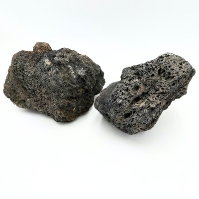 BioStone Black Lava Kamień Lawa Wulkaniczna Czarna do Terrarium Akwarium L